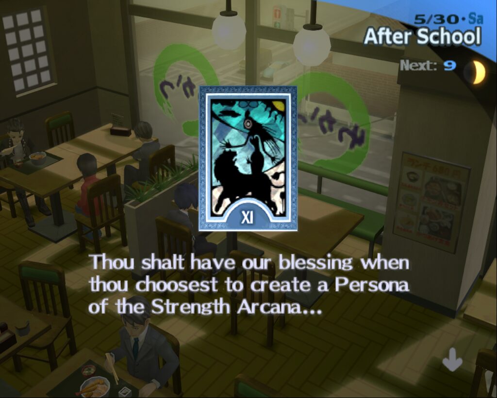Levelling up the strength arcana during Yuka's social link even in Persona 3