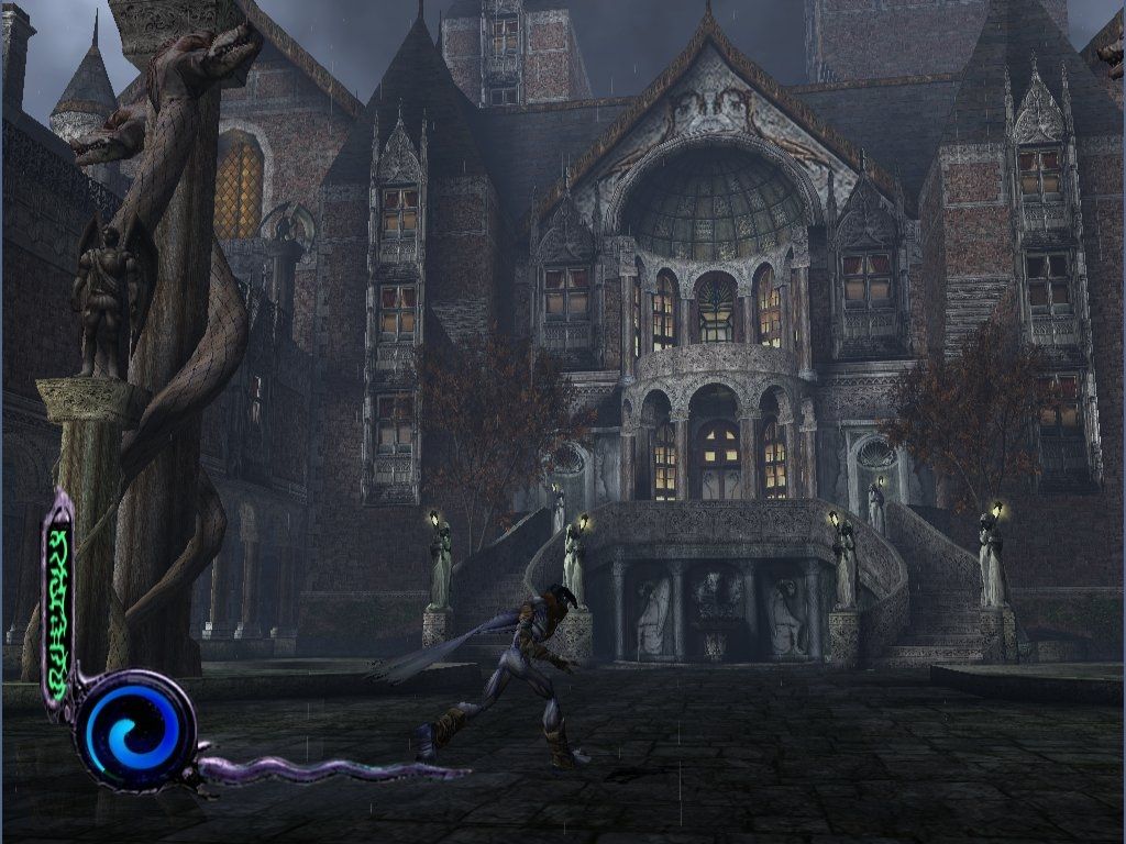 Raziel explores Vorador's mansion in a Legacy of Kain Defiance screenshot