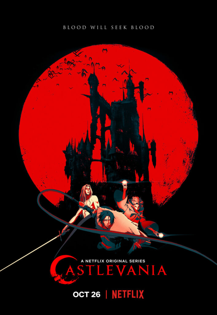Poster for Castlevania series on Netflix