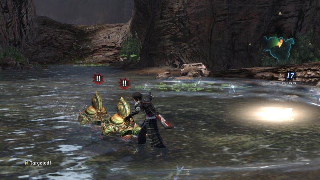 The Last Remnant screenshot showing the enemy linking mechanic