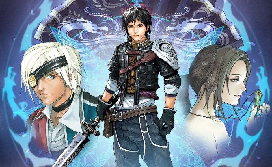 The Last Remnant poster art with Rush, David and Irina